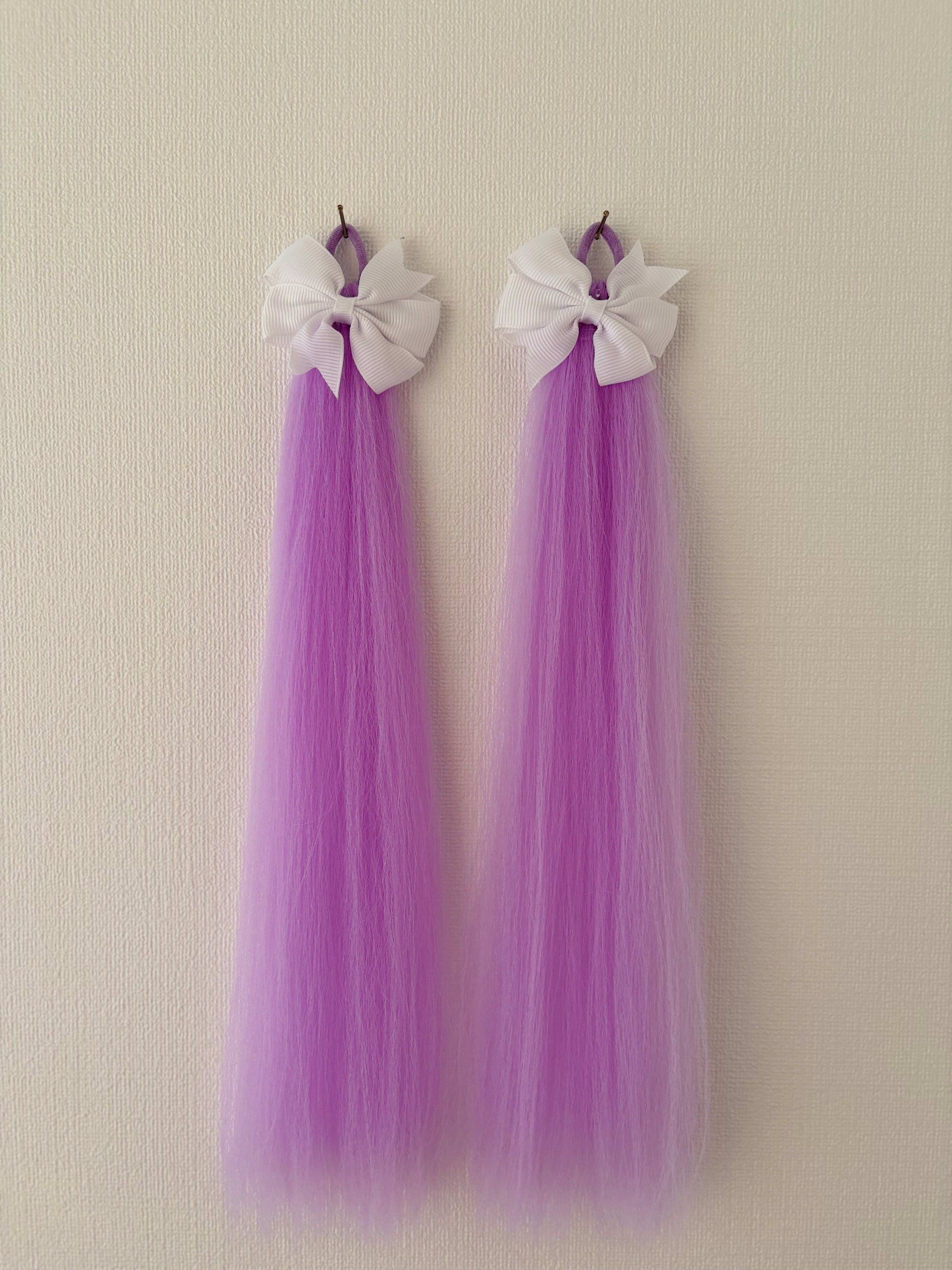 Matu aksesuārs "Violetie sapņi" ar bantītēm